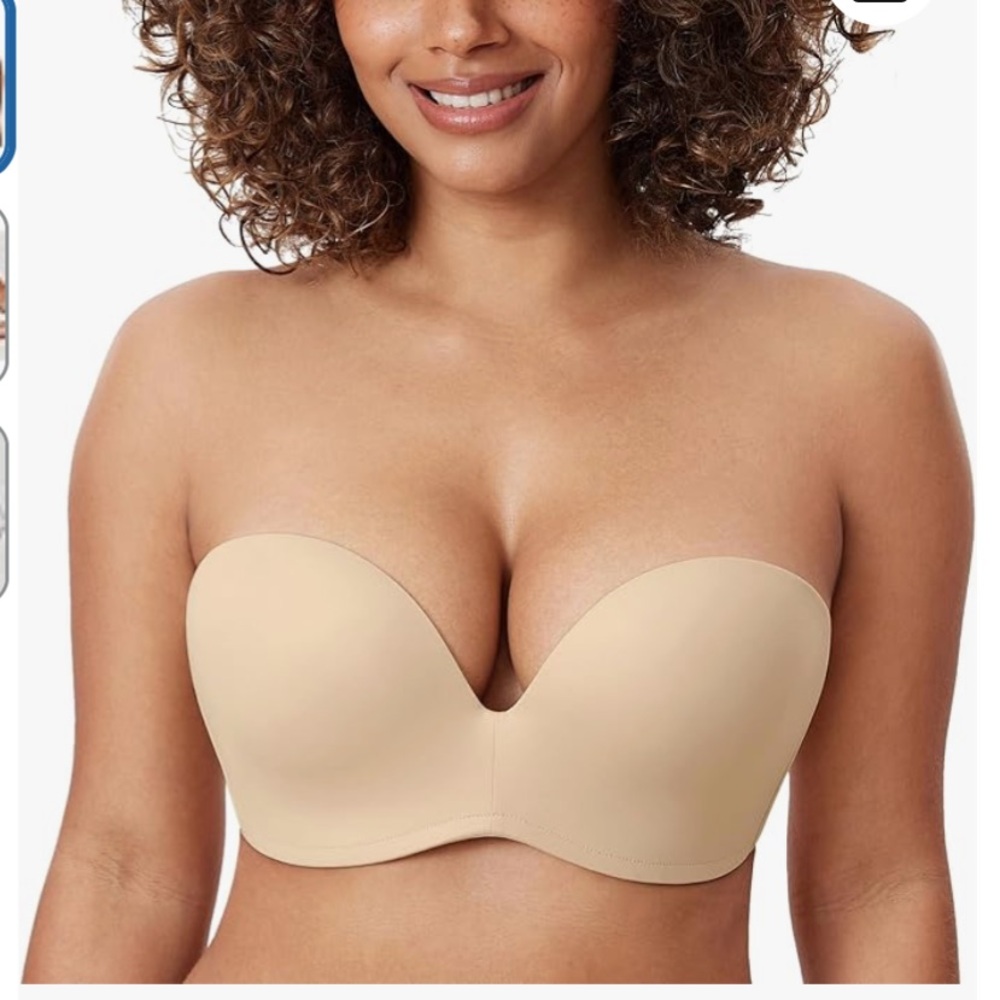 Delimira Seamless Strapless Bra H096-Sz 38DD